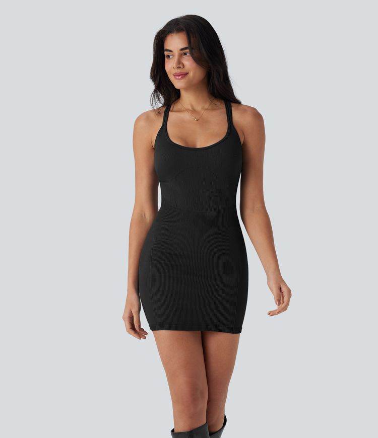 OneForm Seamless Flow Bodycon Mini Casual Dress