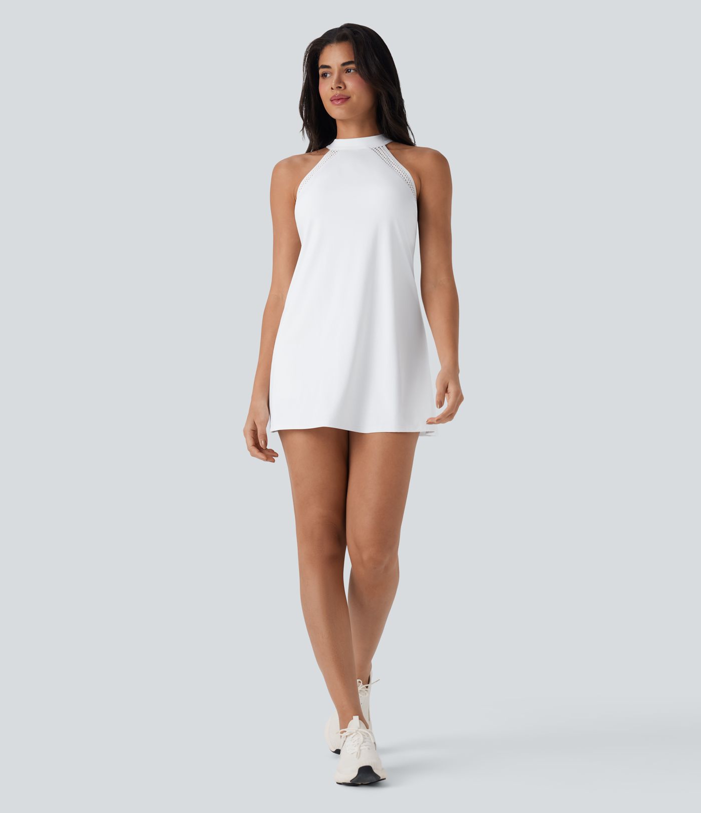 Softlyzero™ Airy Cool Touch 2-in-1 Open Back Tie Yoga Shorts with Side Pocket - UPF50+