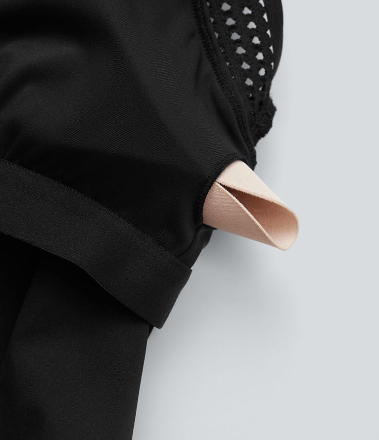 Softlyzero™ Airy Backless Tie Back 2-in-1 Cool Touch Mini Yoga Active Dress with Side Pocket-UPF50+