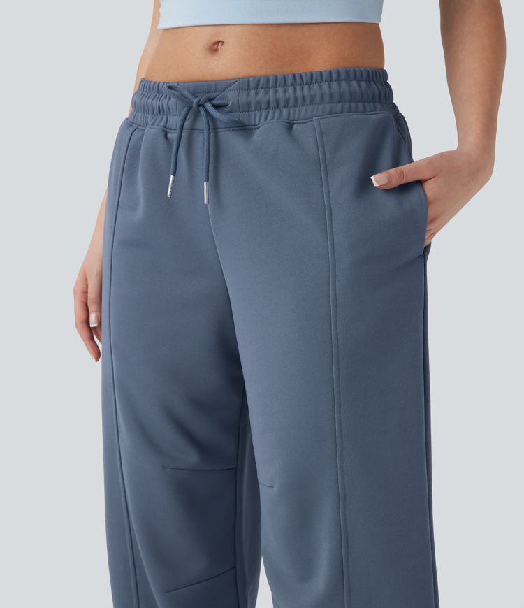 Low Rise Drawstring Casual Joggers with Pockets