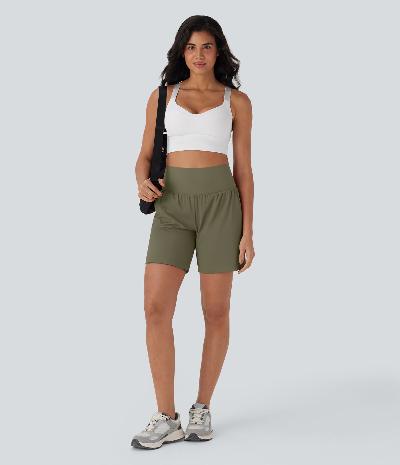Softlyzero™ Airy Super High Waisted 2-in-1  Yoga Shorts 7" with Pockets