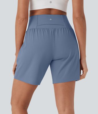 Softlyzero™ Airy Super High Waisted 2-in-1  Yoga Shorts 7" with Pockets