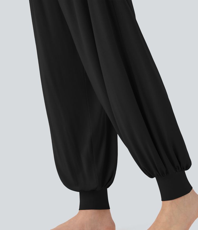High Waisted Tummy Control Yoga Joggers with Pockets