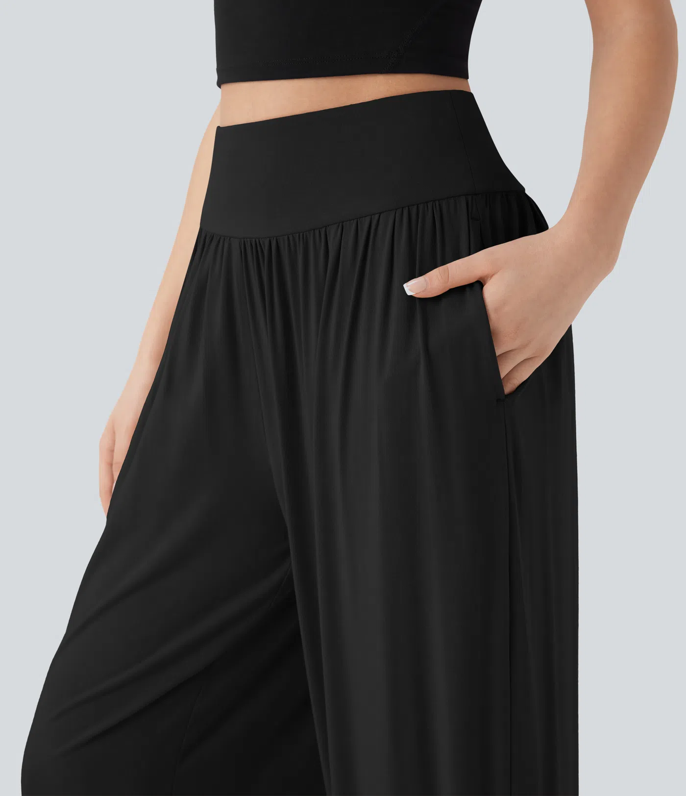 SoCinched High Waisted Tummy Control Yoga Joggers with Side Pockets