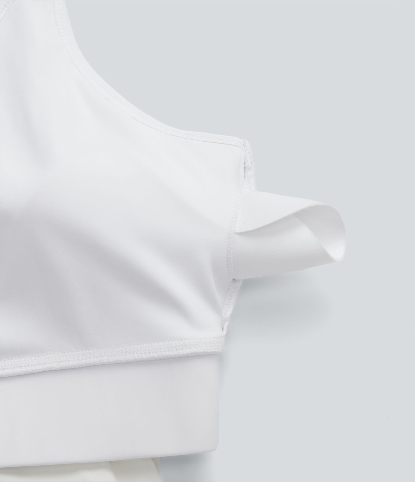 Plus Size Crisscross Backless Pleated Quick Dry Yoga Cami Top