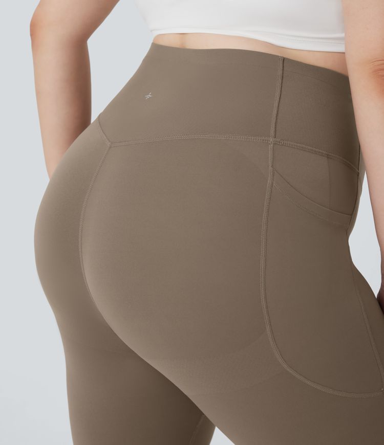 Plus Size Halara UltraSculpt™ High Waisted Butt Lifting Tummy Control Shaping Training Leggings with Pockets