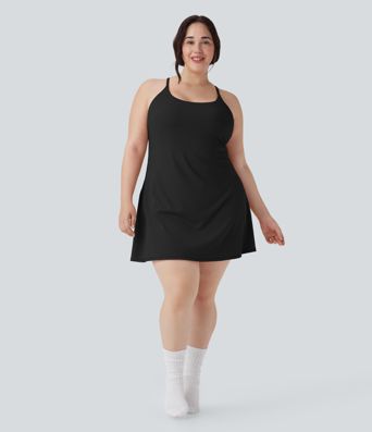 Softlyzero™ Plush Backless Active Plus Size Dress-Longer Length-Easy Peezy Edition