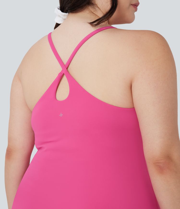 SoftlyZero™ Plush Active Plus Size Dress-Longer Length-Easy Peezy Edition