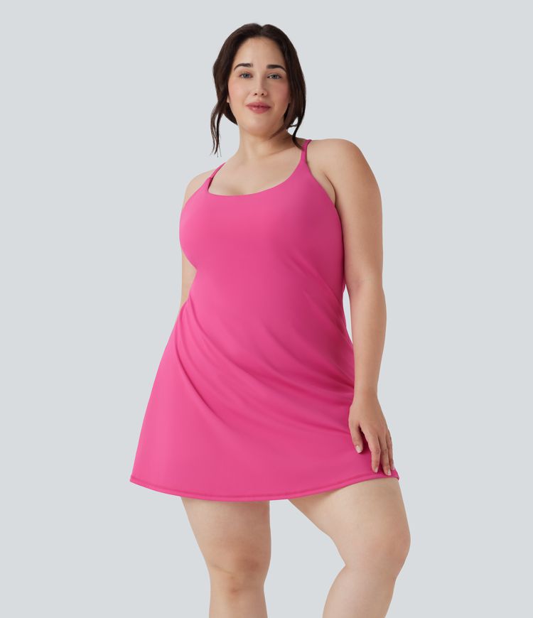 SoftlyZero™ Plush Active Plus Size Dress-Longer Length-Easy Peezy Edition