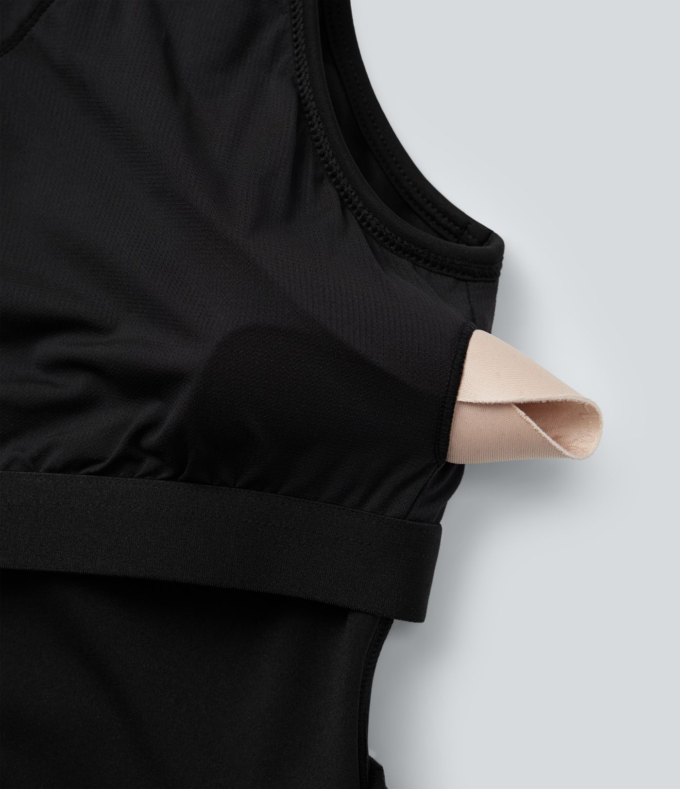 Breezeful™ Half Zipper Sleeveless 2-in-1 Pleated Hem Mini Quick Dry Tennis Active Dress with Pockets-Easy Peezy