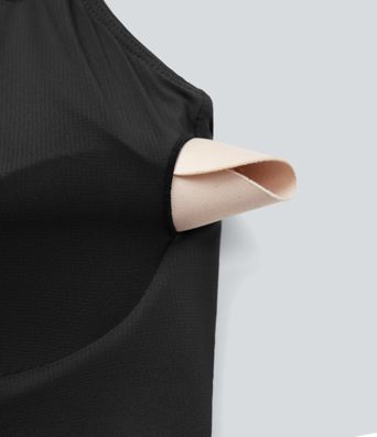 Softlyzero™ QuickDry - Rückenfreies 2-in-1 Tanz-Aktiv-Minikleid im Korsett-Stil mit Seitentaschen und Reißverschluss - Easy Peezy Edition