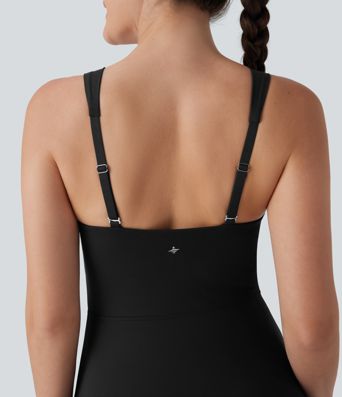 Softlyzero™ QuickDry - Rückenfreies 2-in-1 Tanz-Aktiv-Minikleid im Korsett-Stil mit Seitentaschen und Reißverschluss - Easy Peezy Edition