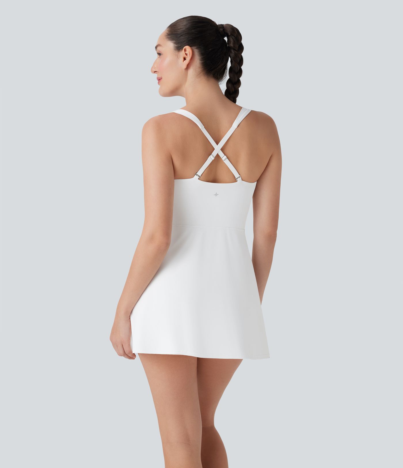 SoftlyZero™ QuickDry Zip Corset 2-in-1 Mini Dance Active Dress with Pockets-Easy Peezy Edition