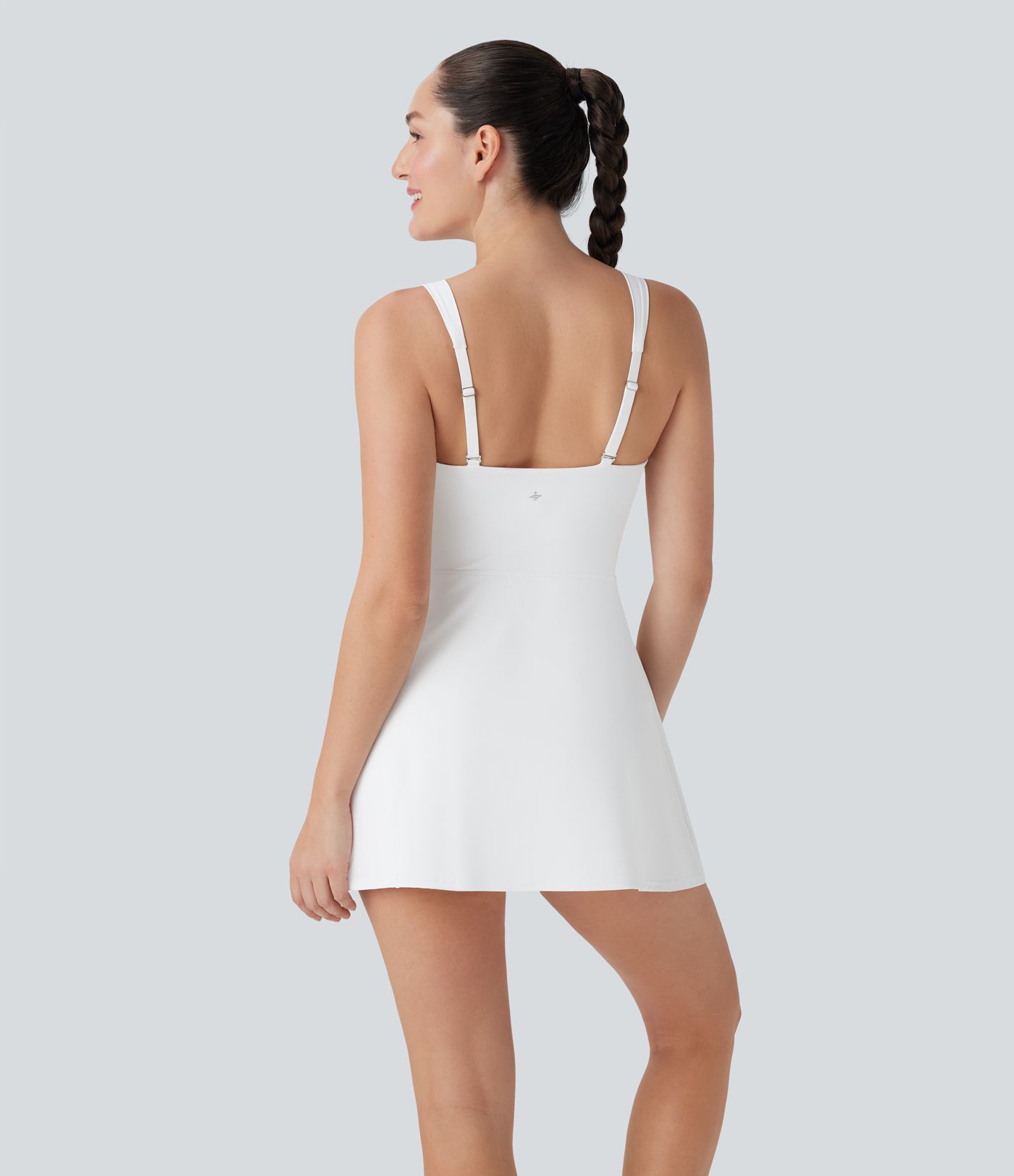 SoftlyZero™ QuickDry Zip Corset 2-in-1 Mini Dance Active Dress with Pockets-Easy Peezy Edition
