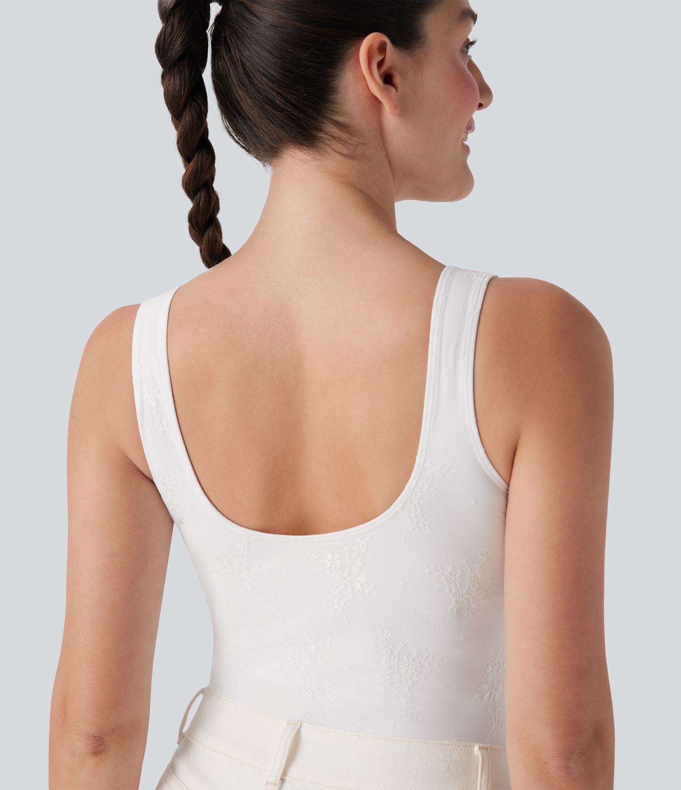 Body encaje sin espalda