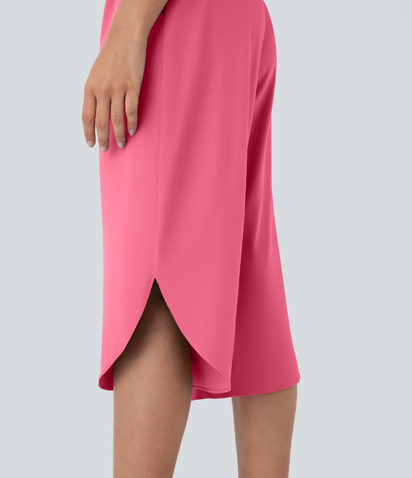 Pantaloni Capri cu Talie Înaltă Breezeful™ cu Buzunare Încrucișate și Uscare Rapidă