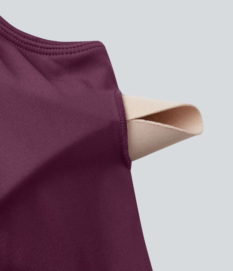 Combinaison yoga Breezeful™ dos nu à découpes séchage rapide avec poches latérales - Édition Easy Peasy