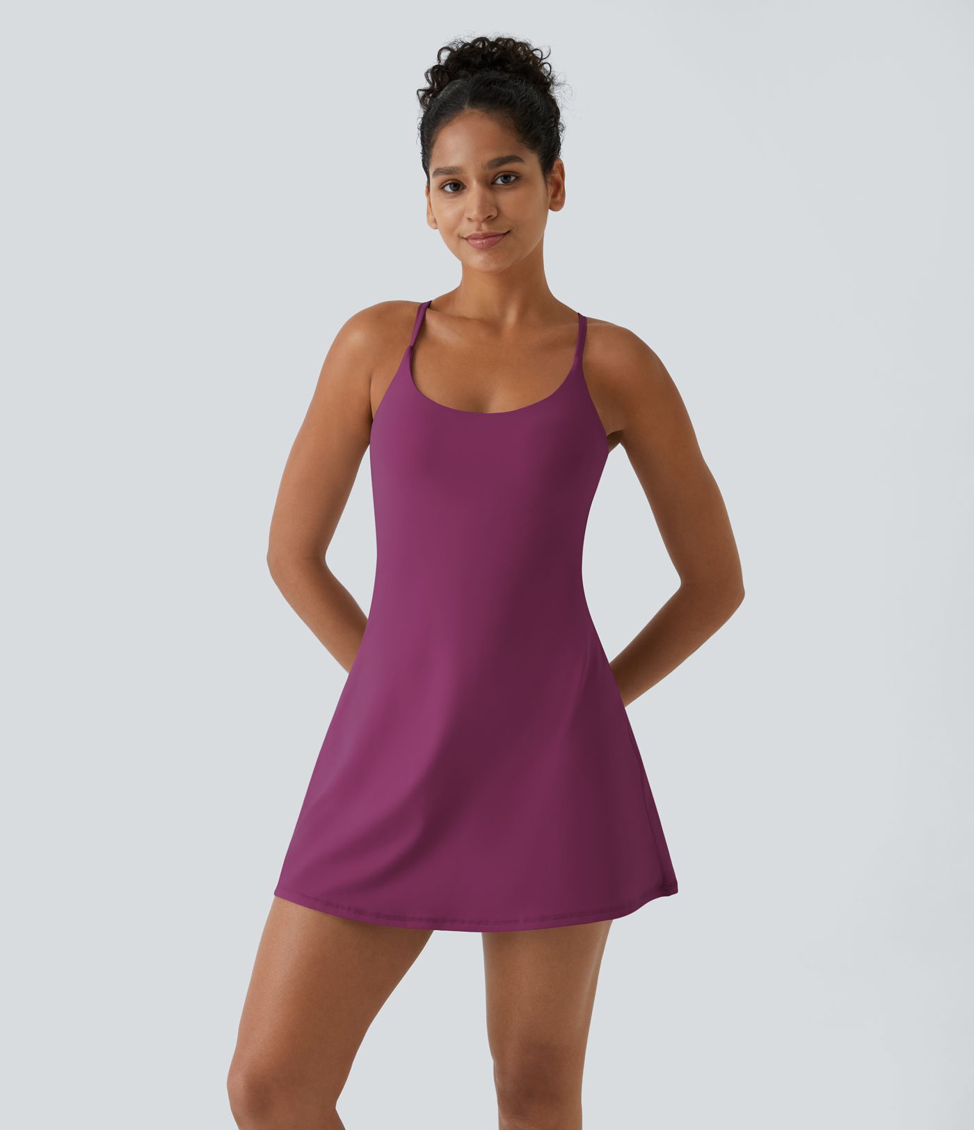 SoftlyZero™ Plush Backless Active Dress-Easy Peezy Edition