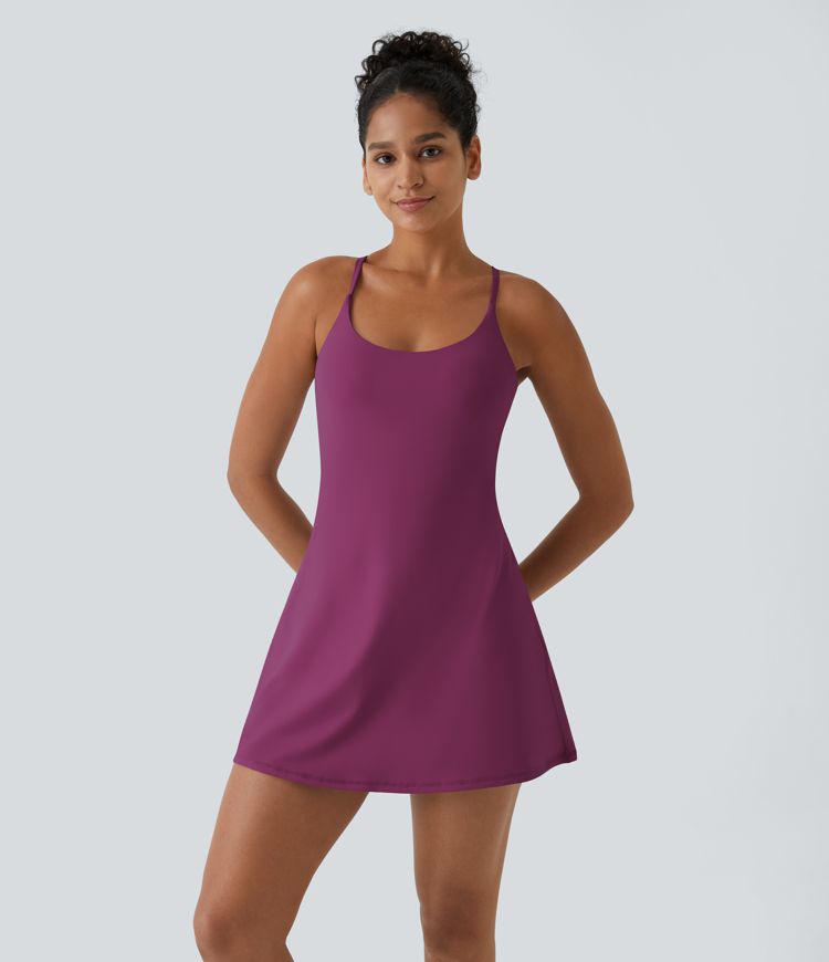 SoftlyZero™ Plush Backless Active Dress-Easy Peezy Edition