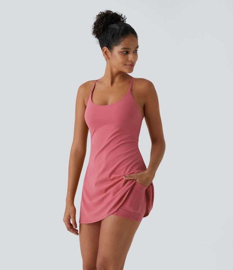 Softlyzero™ Plush Backless Active Dress-Easy Peezy Edition