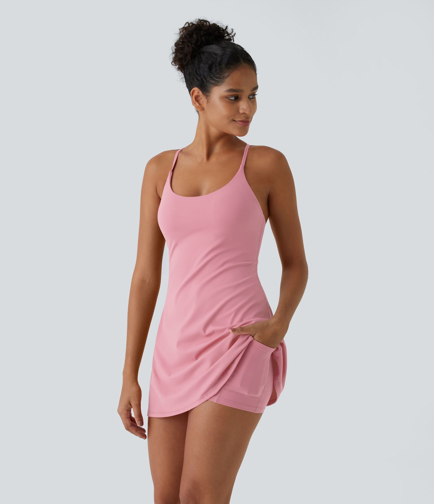 SoftlyZero™ Plush Backless Active Dress-Easy Peezy Edition