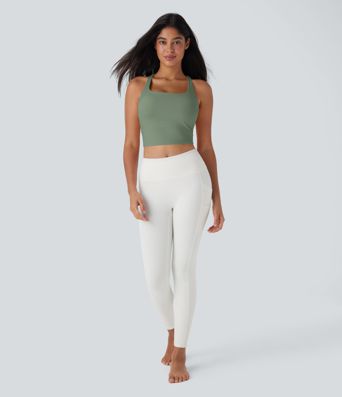 Cropped Yoga Women Tank Top D-F Cups