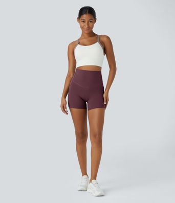 Halara UltraSculpt™ High Waisted Tummy Control Side Pocket Shaping Training Biker Shorts 5''