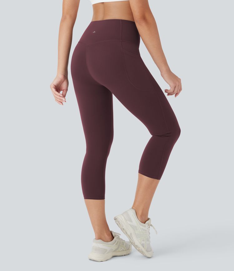 Legging corsaire sculptant UltraSculpt™ SoCinched à taille haute, effet push-up pour les fesses, contrôle du ventre et poches latérales