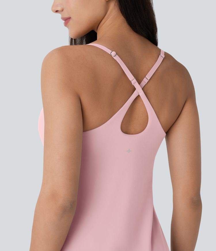 SoftlyZero™ Pehmed Vormitud Tassid Madal Tugi Tantsu Aktiivne Kleit - Lihtne Väljaanne A-C Suurused