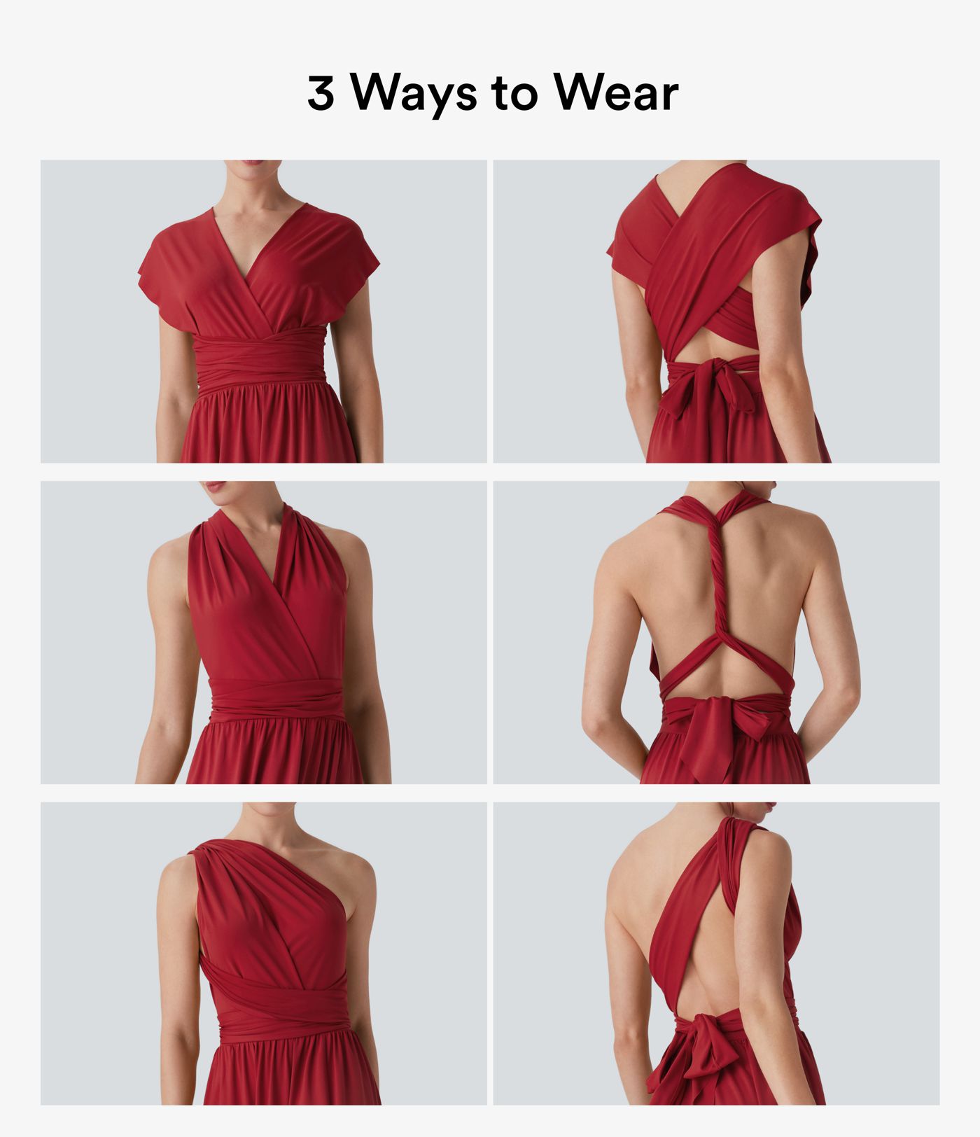 V Neck Short Sleeve Tie Back Maxi Dress with Pocket