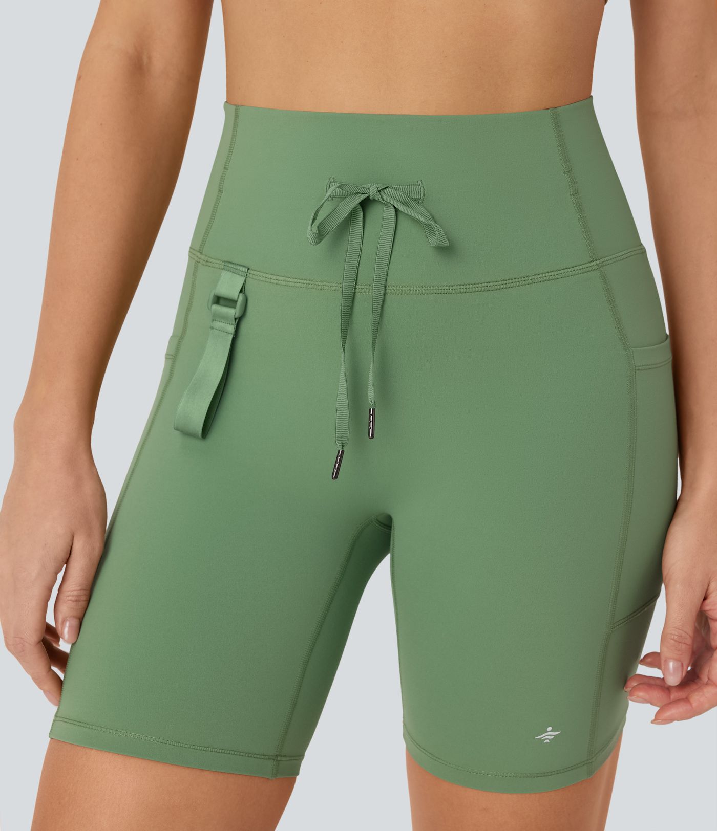 Halara UltraSculpt™ High Waisted Butt Lifting Tummy Control Loop Running Biker Shorts 7'' with Pockets