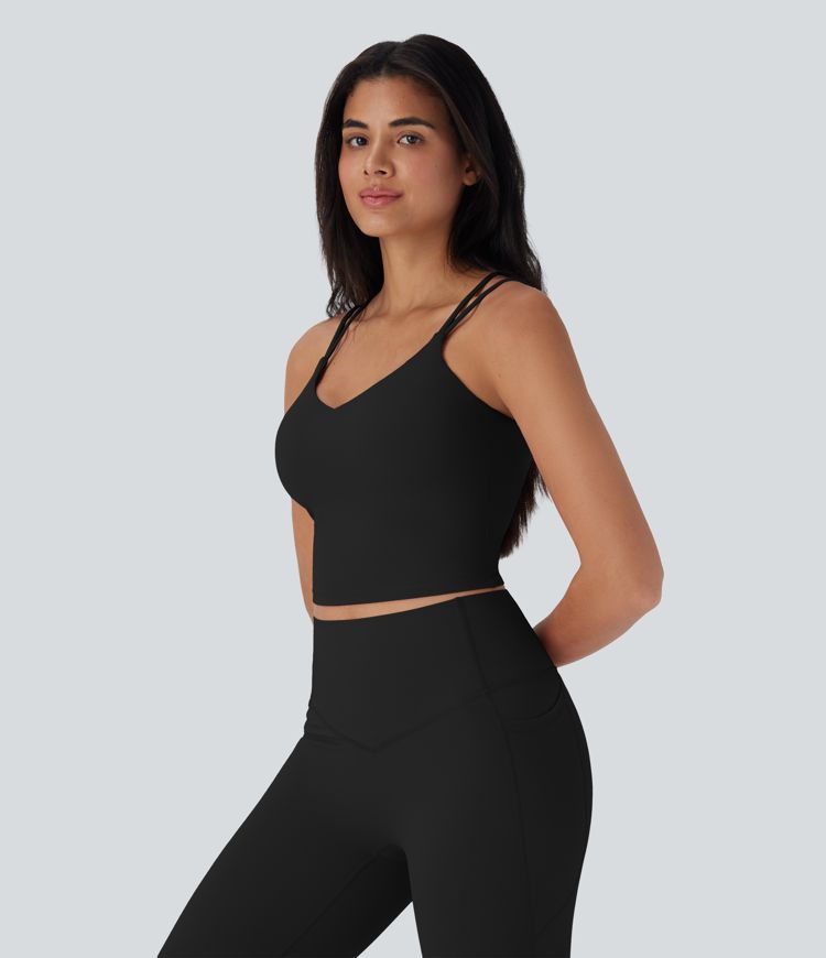 Halara UltraSculpt™ Cool Quick Dry Cropped Yoga Tank Top-UPF50+