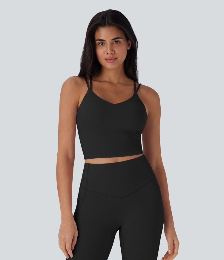 Halara UltraSculpt™ Cool Quick Dry Cropped Yoga Tank Top-UPF50+