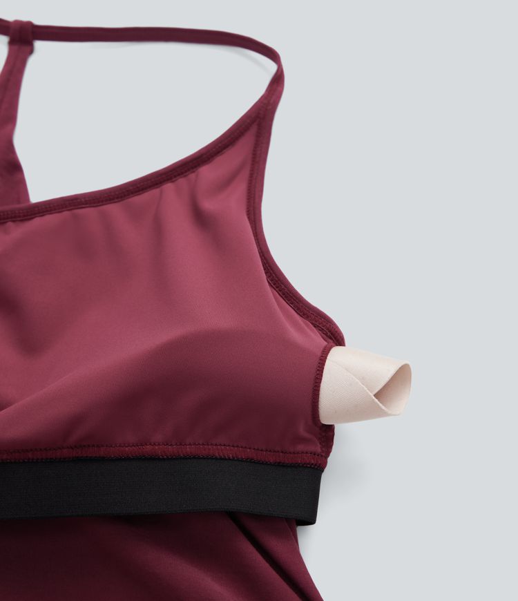 SoftlyZero™ Airy Halter Draped Cool Touch Yoga Sports Top-UPF50+