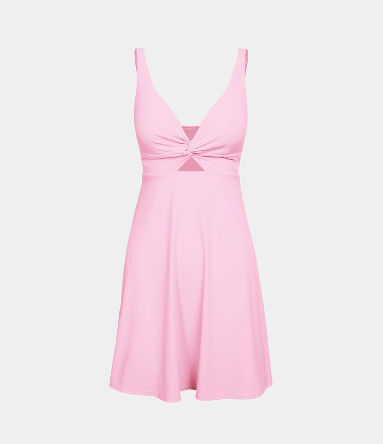 SoftlyZero™ Airy 2-in-1 Pocket Cool Touch Casual Dress-UPF50+