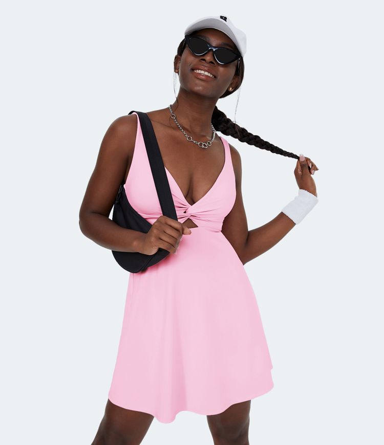 SoftlyZero™ Airy 2-in-1 Pocket Cool Touch Casual Dress-UPF50+