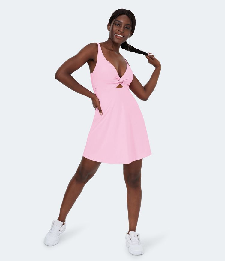 SoftlyZero™ Airy 2-in-1 Pocket Cool Touch Casual Dress-UPF50+