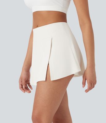 Mid Rise 2-in-1 A-line Mini Yoga Skirt with Pockets