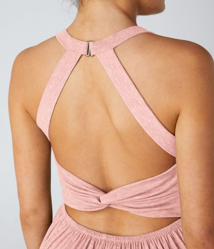 U Neck Pocket Harem Casual Jumpsuit-Easy Peezy Edition