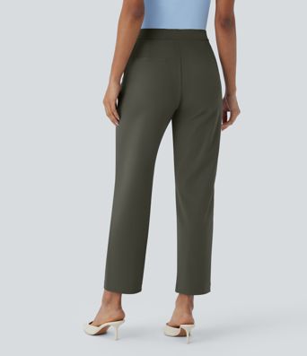 Halara Flex™ DayStretch High Waisted Pocket Ankle Length Tapered Work Pants