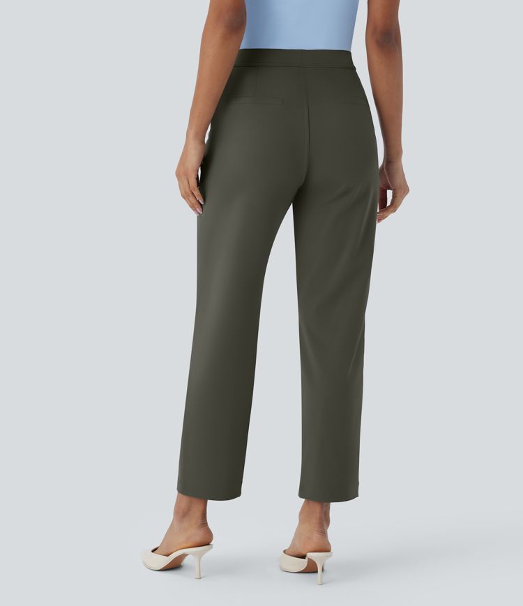 Halara Flex™ DayStretch High Waisted Pocket Ankle Length Tapered Work Pants