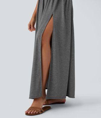 Pocket Flowy Maxi Dress