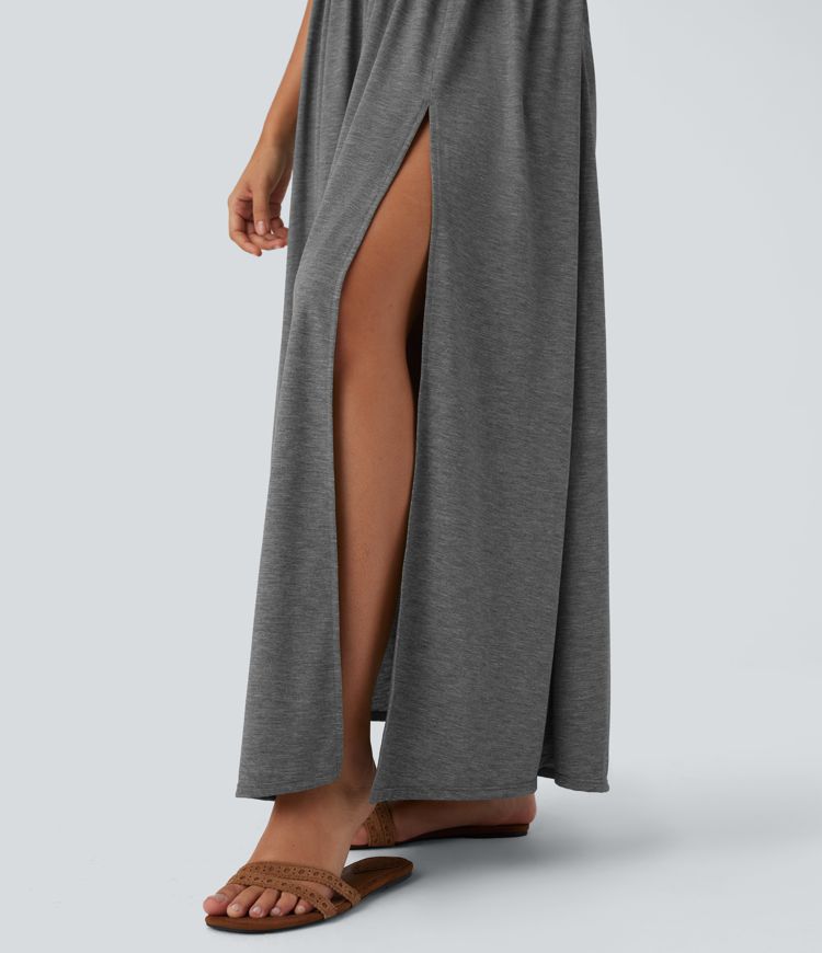 Pocket Flowy Maxi Dress