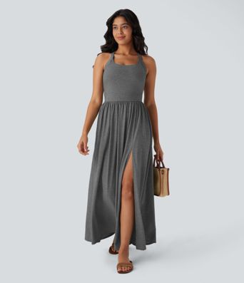 Pocket Flowy Maxi Dress