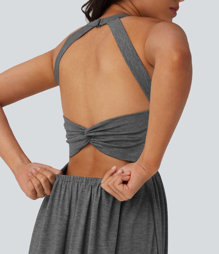 Pocket Flowy Maxi Dress