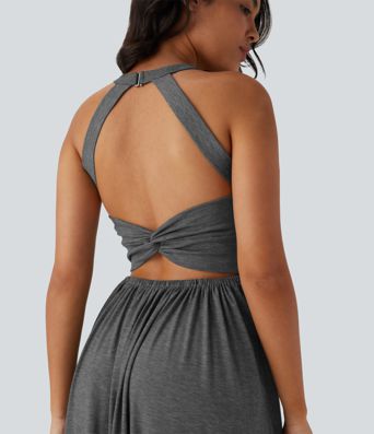 Pocket Flowy Maxi Dress