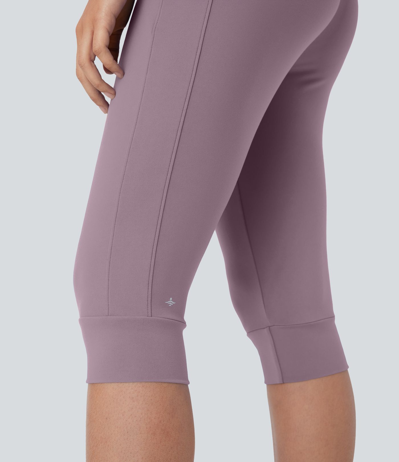 Softlyzero™ Plush sporty yoga pedal pants with side pocket, drawstring, and high waist