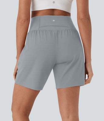 Softlyzero™ Airy Super High Waisted 2-in-1  Yoga Shorts 7" with Pockets