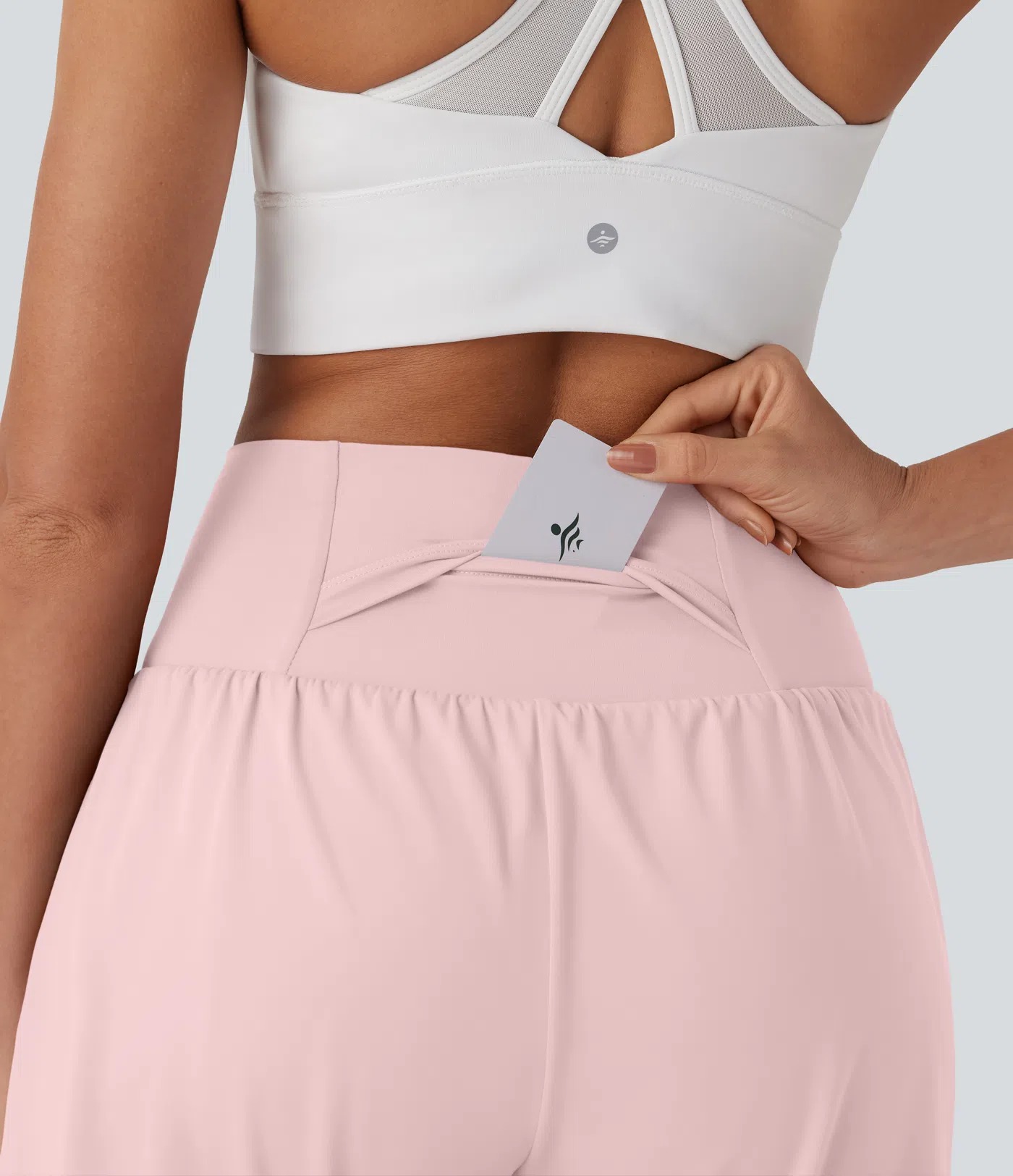Softlyzero™ Airy - 2-in-1 Yoga-Shorts mit superhohem Bund, mehreren Taschen und Cool-Touch - 17,78 cm