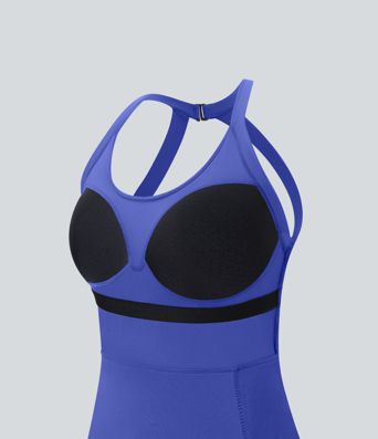 SoftlyZero™ Airy Molded Cups Cool Touch Dance Active Dress-Easy Peezy Edition D-F Cups